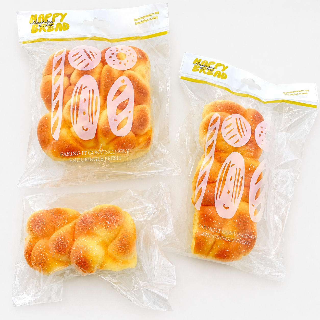 Jumbo Pull-Apart Bread Squishy – Slow Rising PU Foam Scented
