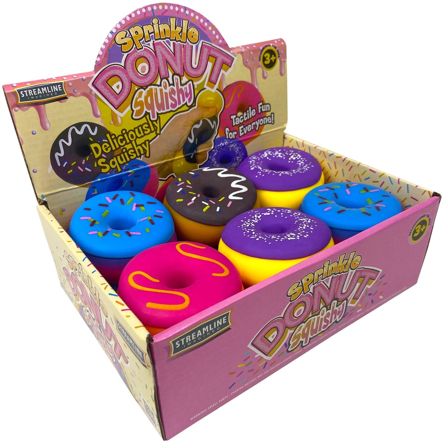 Sprinkle Donut Squeeze Toy