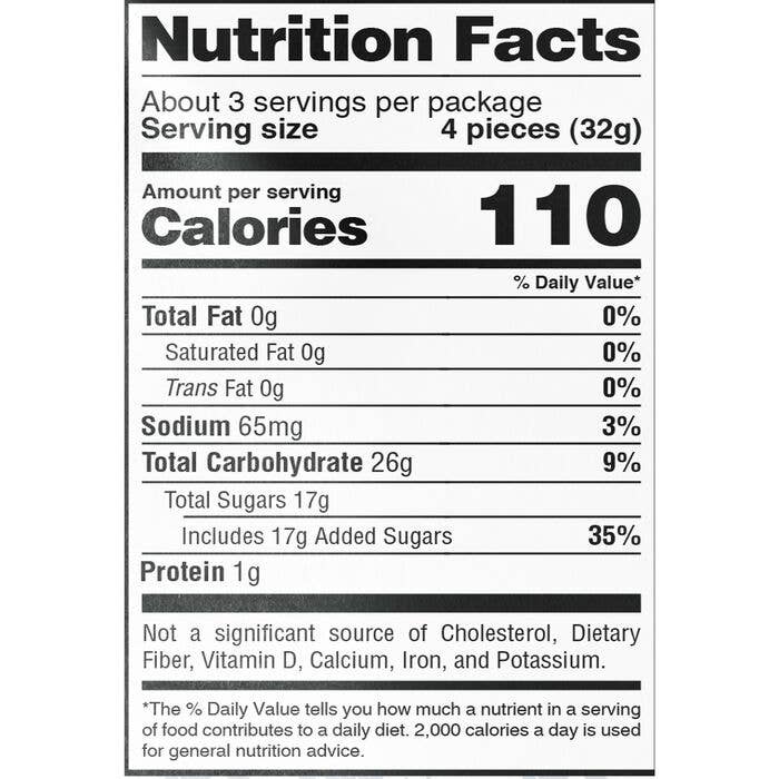 Sour Strips Rainbow 3.4oz Peg Bag, 12ct