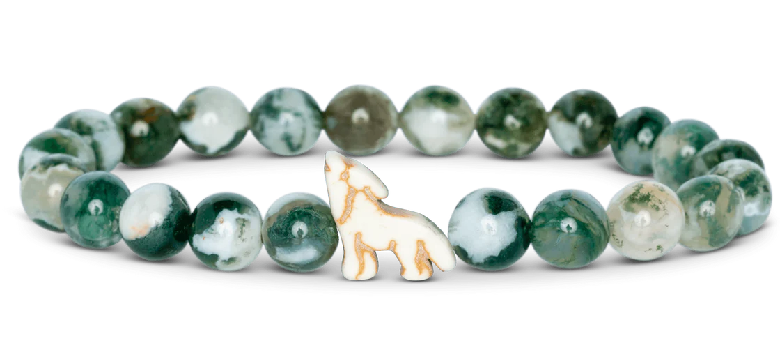 The Scout Bracelet Woodland Green - Wolf