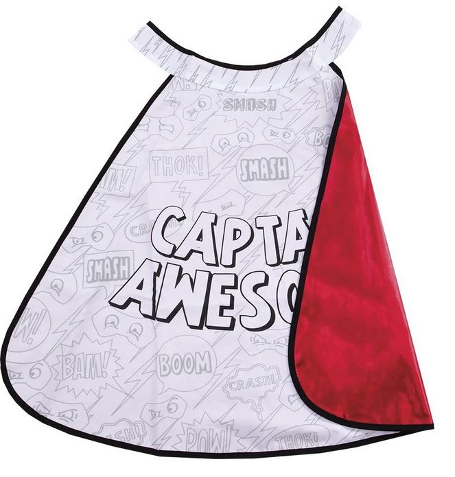 Color a Cape Superhero-2