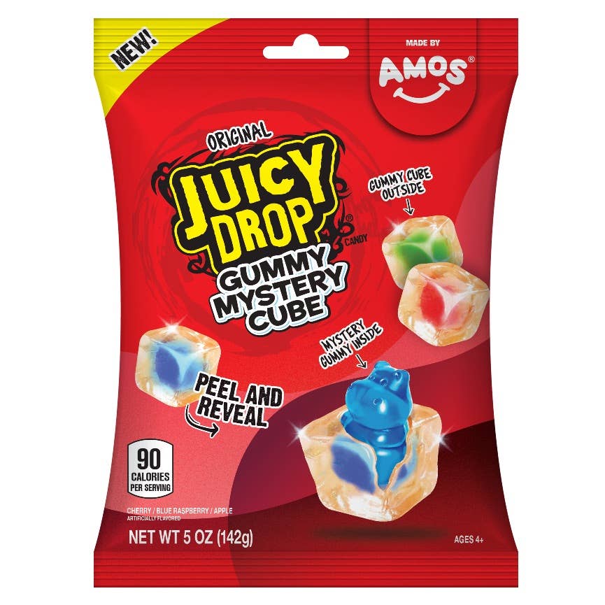 Juicy Drop Mystery Cube Original 5oz Peg Bag, 12ct