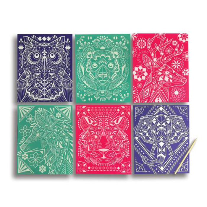 Foil Art Kits Geo Animals-2