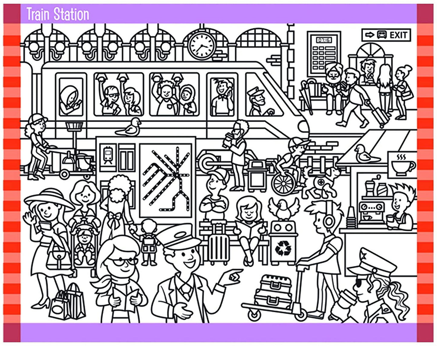 Around Town Sticker Pad-4