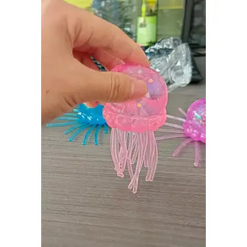 Stress Relief Sensory Pink Jellyfish Squishy Toy