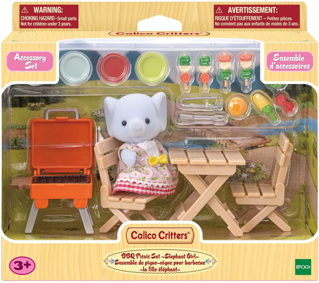 Bbq Picnic Elephant Girl-2