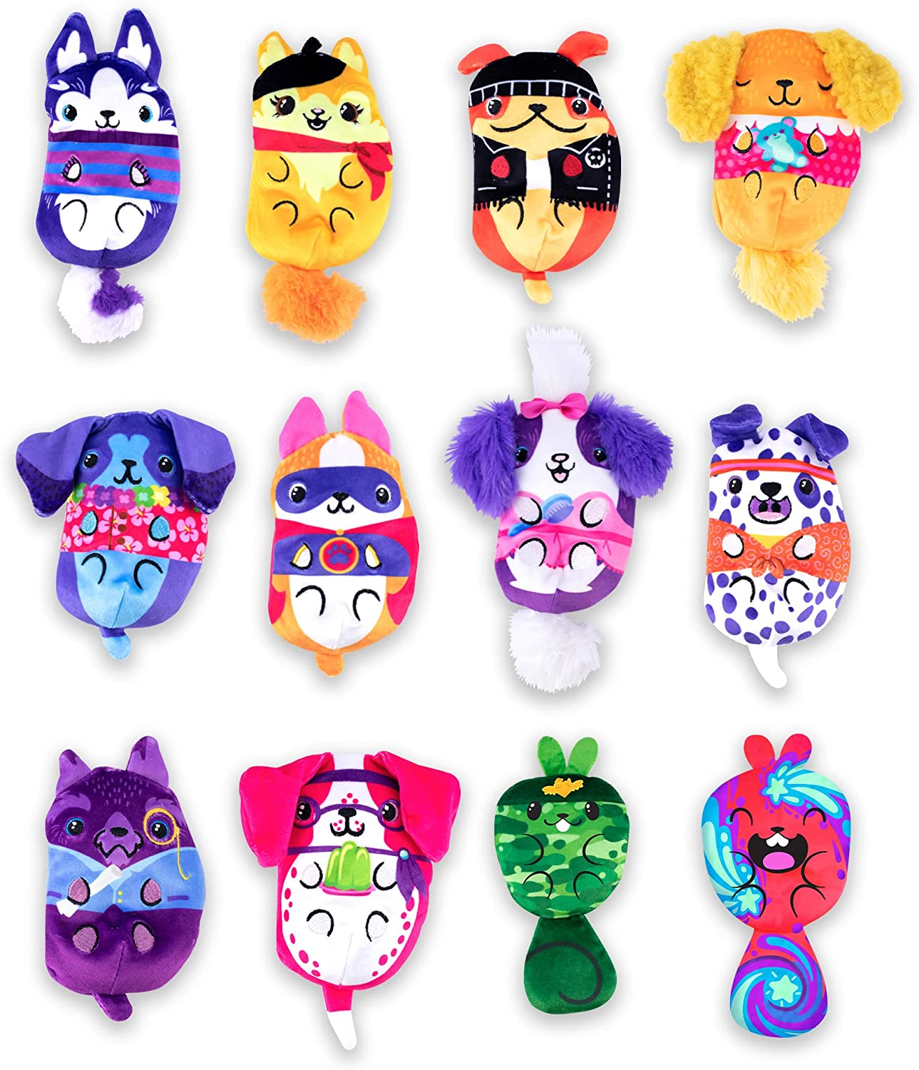 Dogs vs Squirls 4in Plush Blind Bag-4