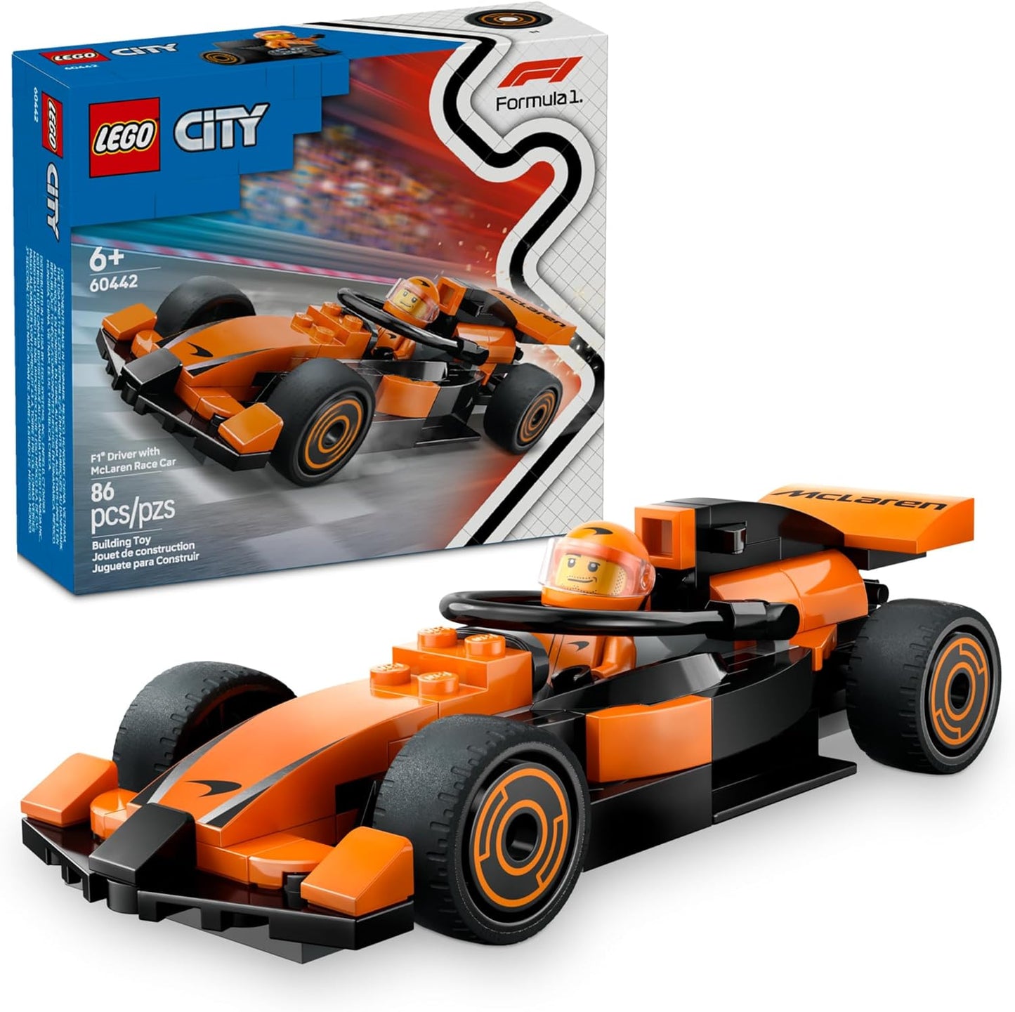 McLaren Race Car W Driver-5