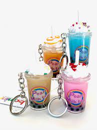 Boba Milk Tea Key Charm-1