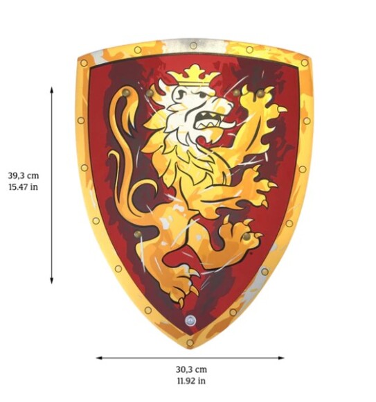 Noble Knight Shield Red-4