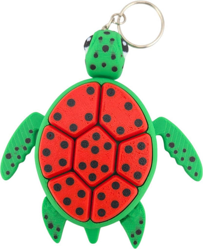 Turtle Fidget Clickers Keychains