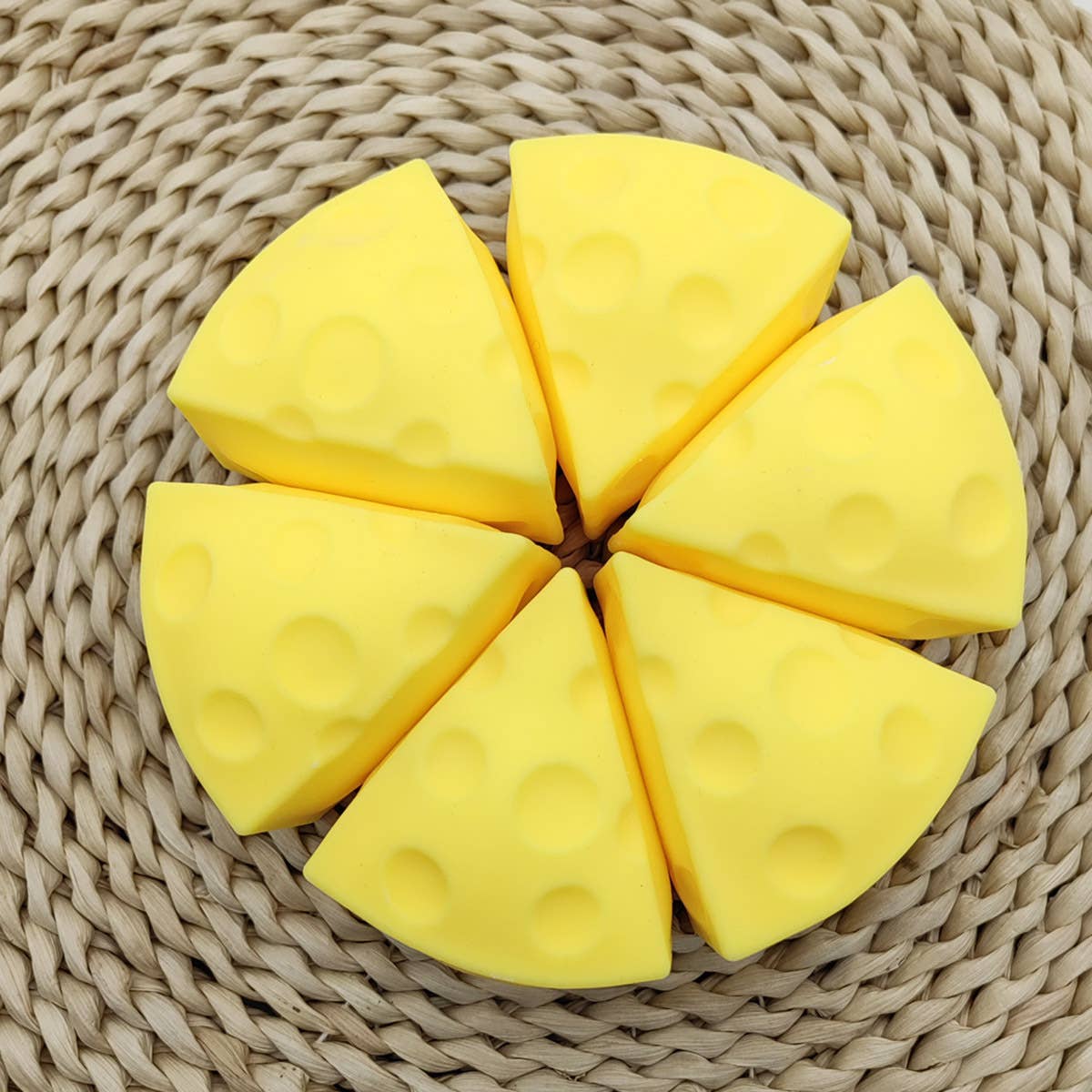 Cheese Wedge Squishy Stress Relief Toy