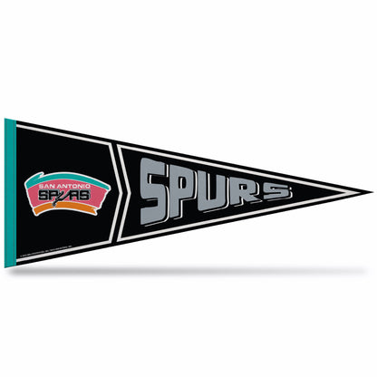 NBA  San Antonio Spurs Retro Soft Felt 12X30 Pennant