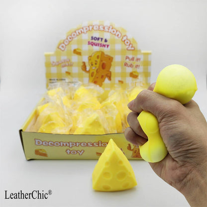 Cheese Wedge Squishy Stress Relief Toy