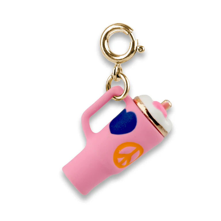Gold on-the-Go Cup Charm