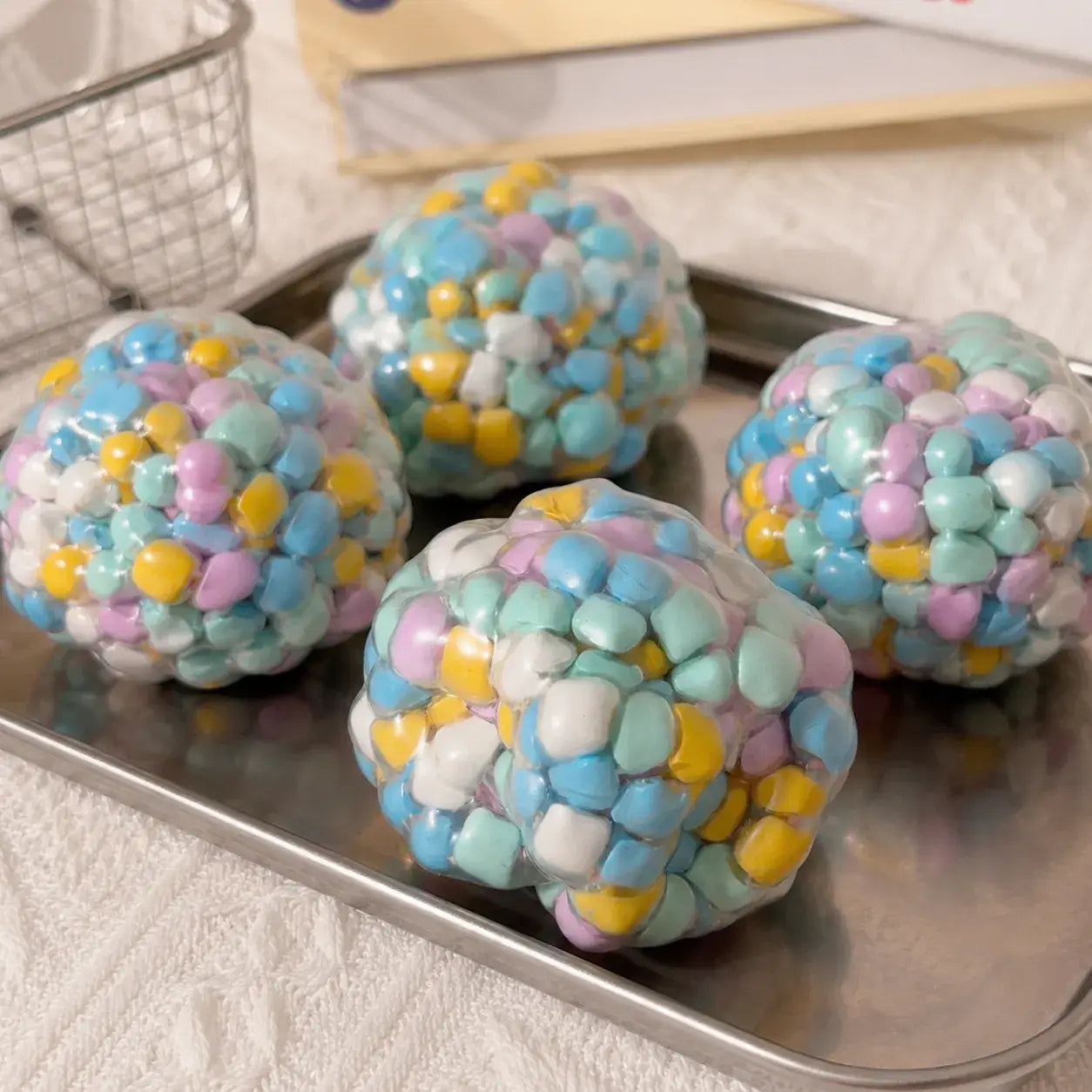 Vibrant Squishy Fidget Stress Relief Ball