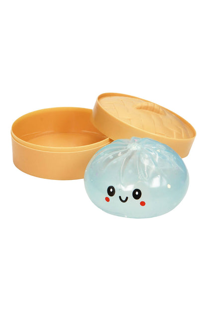 Glow In Dark Chunky Glitter Jiggly Dumpling Bao Bun Squishy