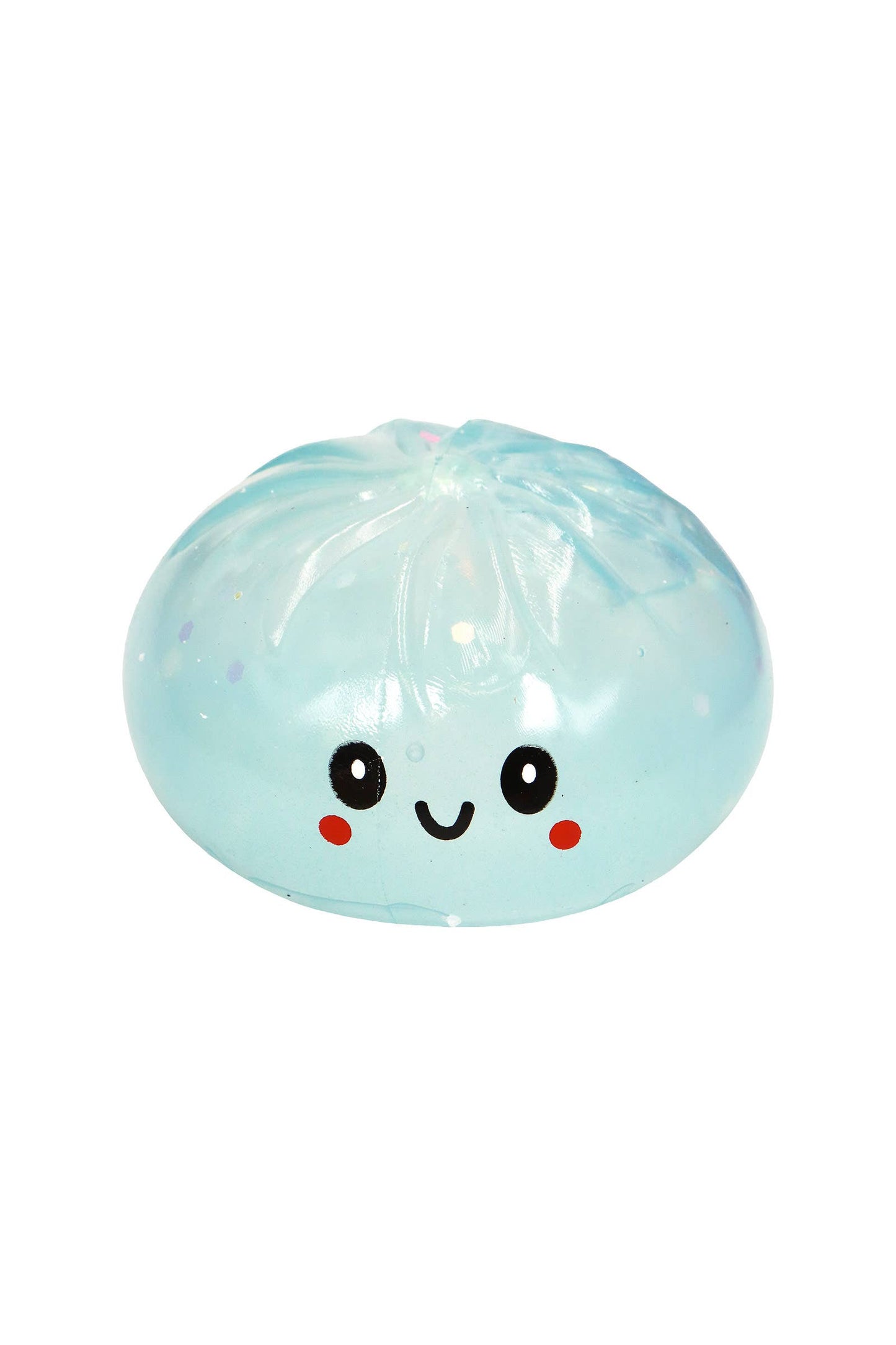 Glow In Dark Chunky Glitter Jiggly Dumpling Bao Bun Squishy