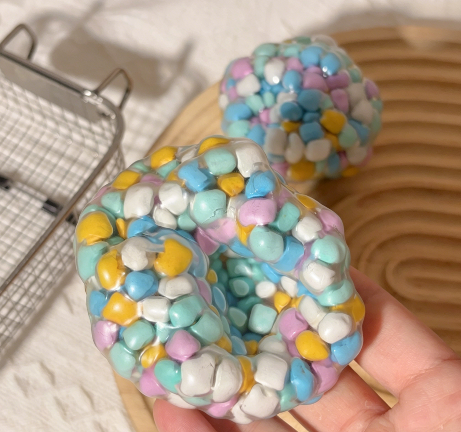 Funny rainbow stress Ball Squishy Squeeze Toy Fidget Toy