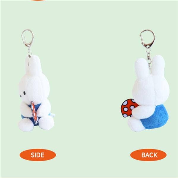 MIFFY FLOWER MINI BACKPACK KEYCHAIN - BLUE
