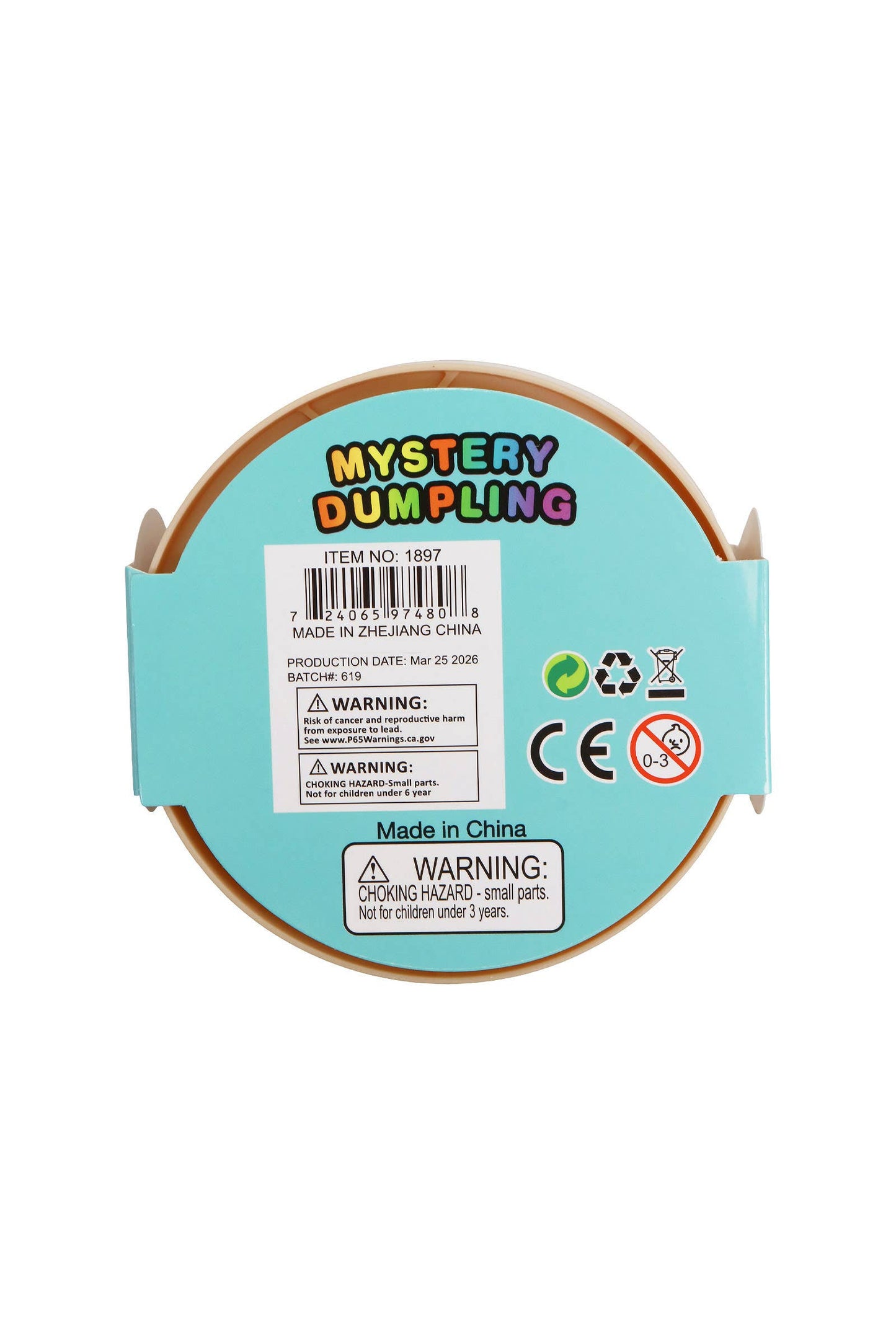 UV Light Color Changing Dumpling Squishy Bao Bun Blind Box