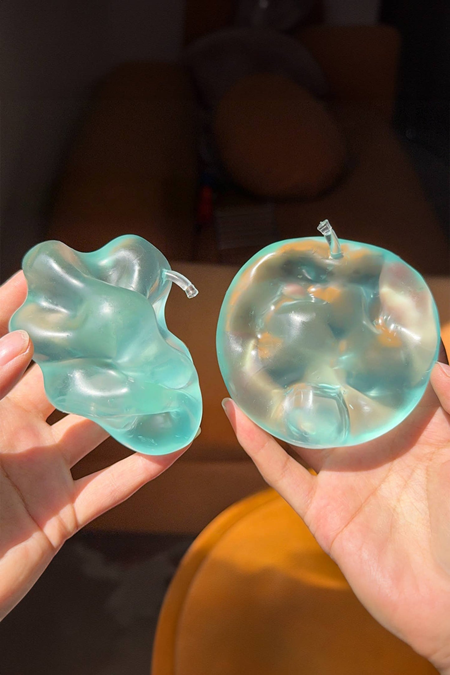 Crystal Apple Sensory Decompression Squeeze Ball