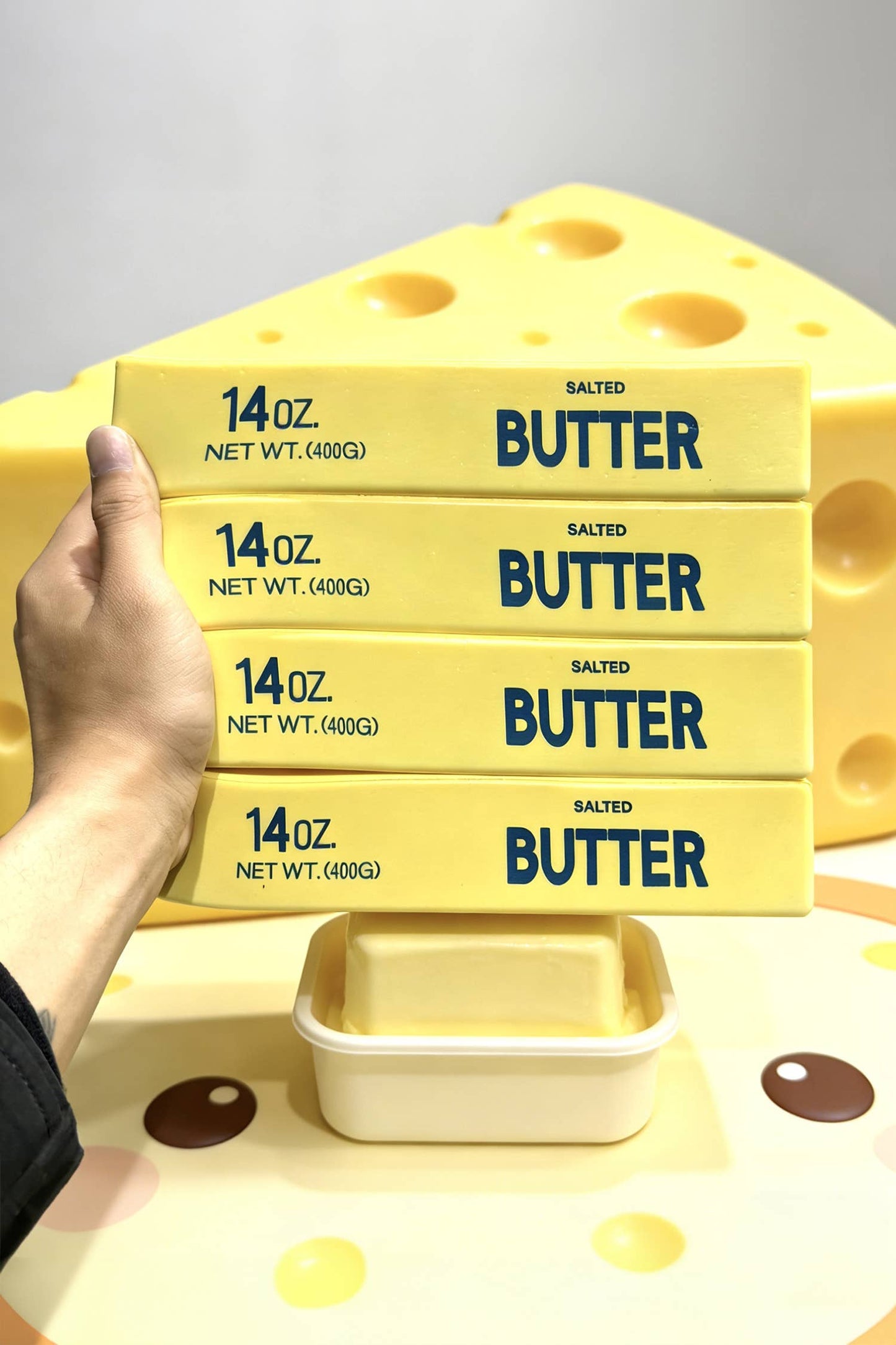 Slow Rising Stress Relief Sensory Butter Sticker Squishy Toy