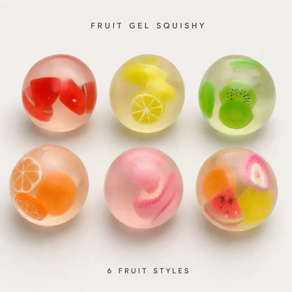 Fruit Slice Moldable Squishy Stress Ball