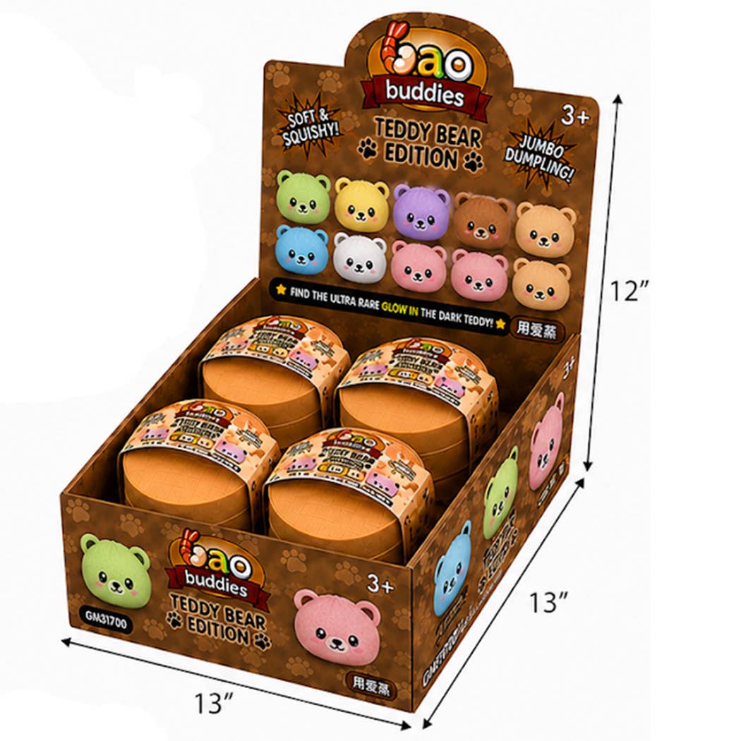 Bao Buddies Teddy Bear Dumplings Sensory Toys