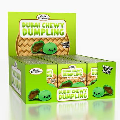Dubai Dumpling Pistachio Flavor Korean Chewy Cookie by Oasis