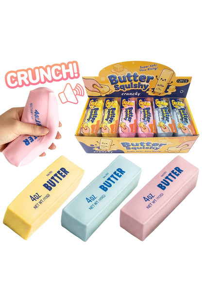 Butter Zero Rebound TPR Crunchy Bead Slime Filled Squishy