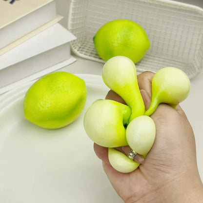 Realistic Lemon Squishy Stress Relief Toy