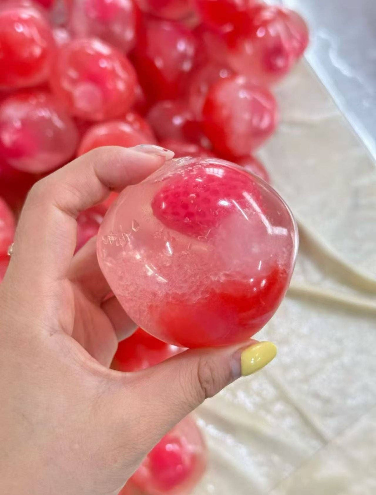 Strawberry Smoothie Pink Stress Relief Ball