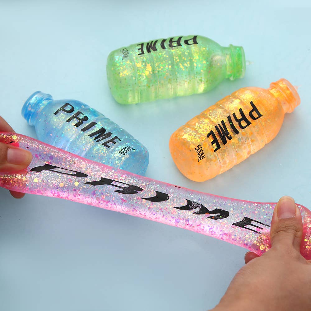 Maltose Glitter drinks bottle squishy toy-Random Color