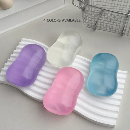 Moldable Transparent Soap Squishy Toy – Shape-Holding Stress