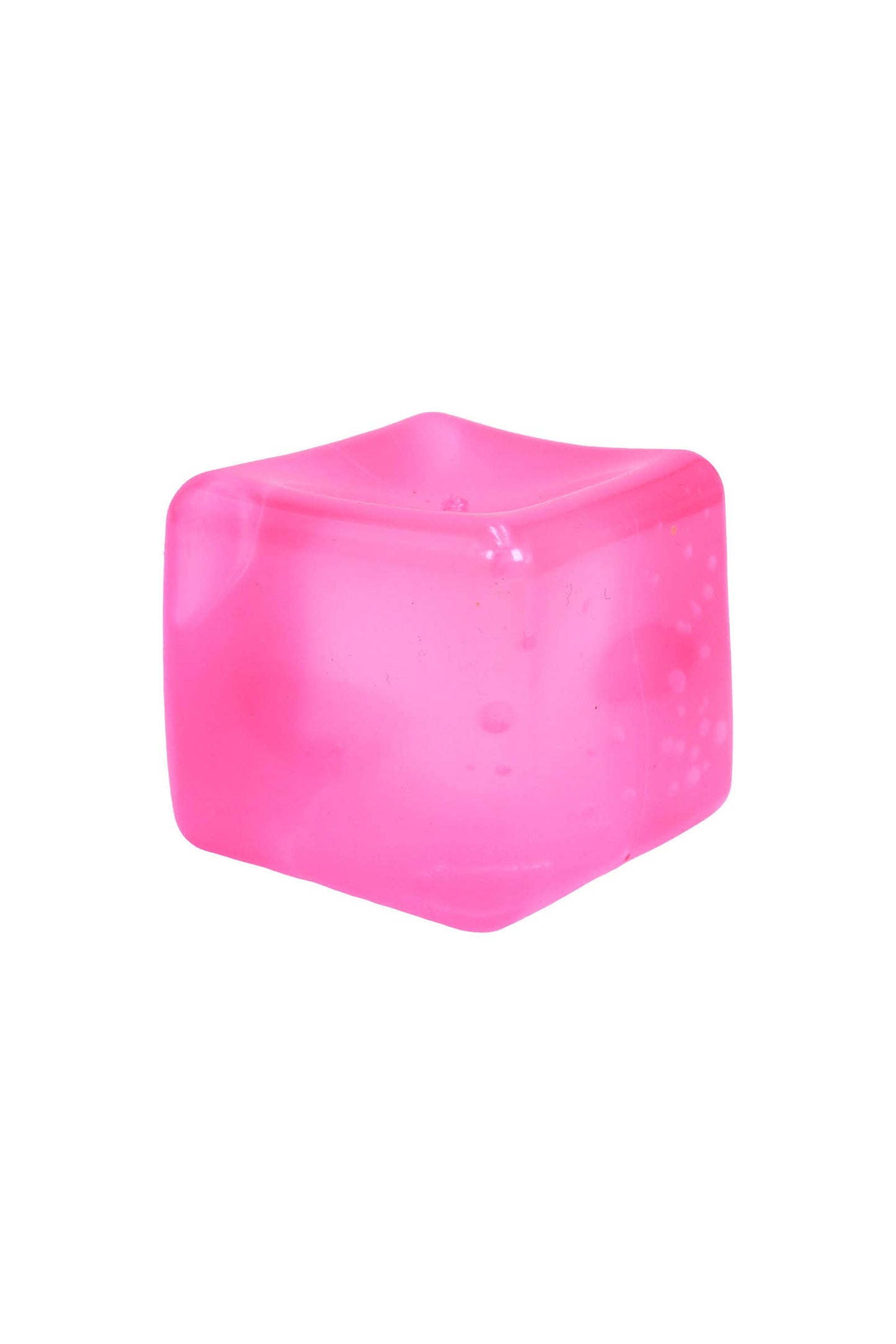 Clear Colorful Cube Maltose Putty Filled Squishy - OPP Bag