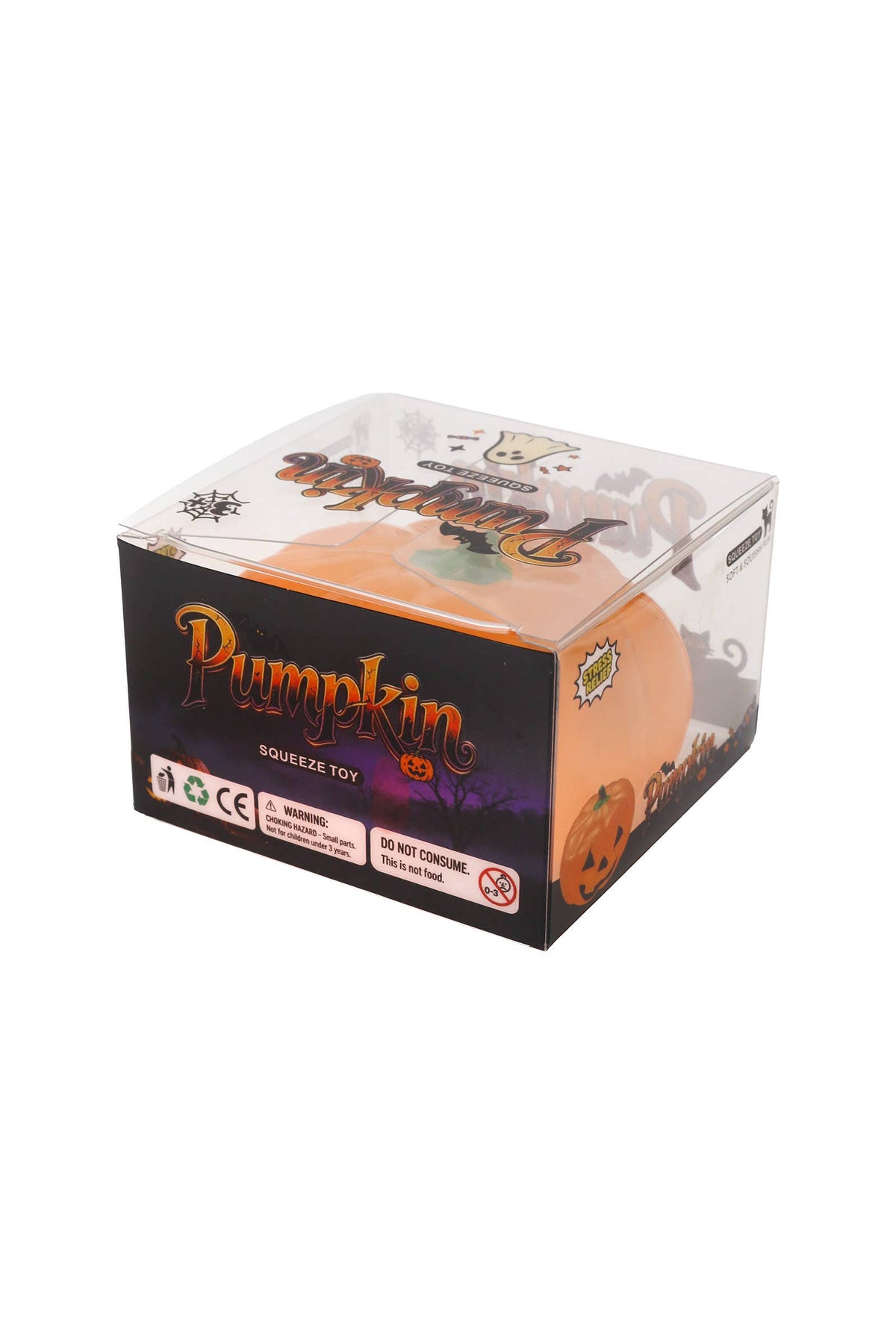 Jack-o-Lantern Pumpkin Zero Rebound Oil Jelly Filled Squishy