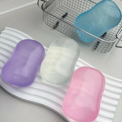 Moldable Transparent Soap Squishy Toy – Shape-Holding Stress