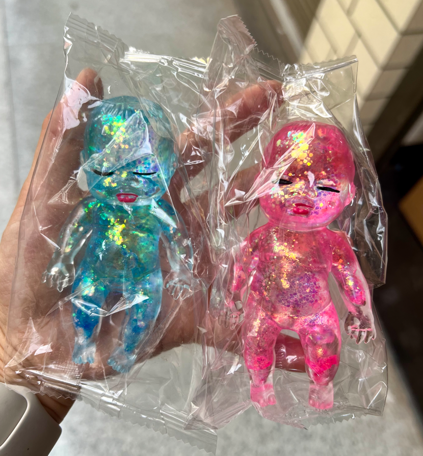 Stress Relief -Glitter Baby Squishy Fidget Toy