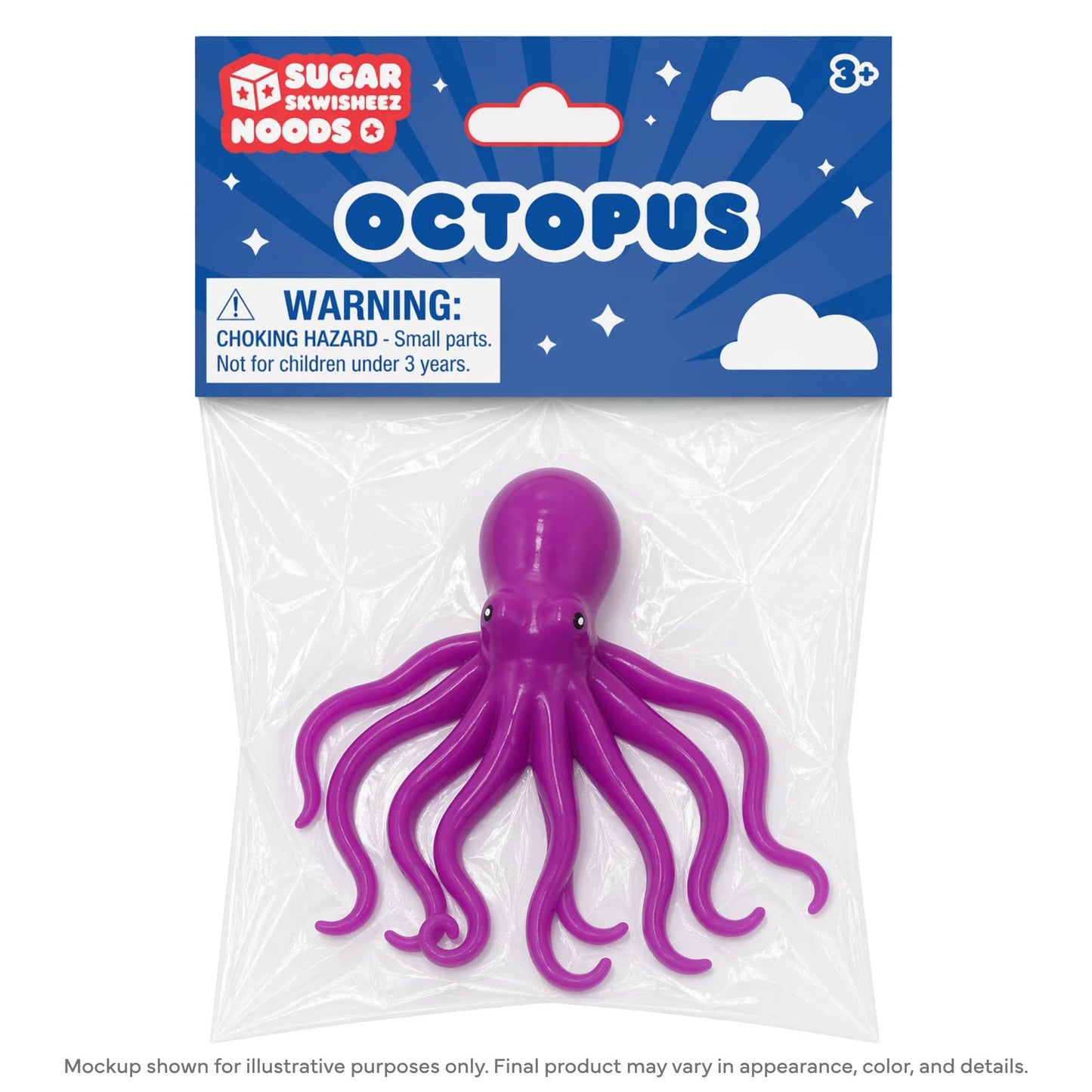 Sugar Skwisheez Noods Octopus (squishy)