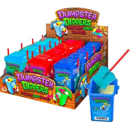 Albert's Dumpster Dippers, Pops & Sour Powder, 12ct