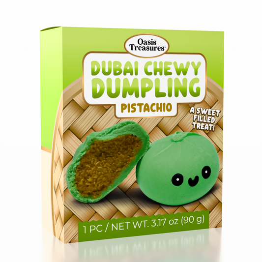 Dubai Dumpling Pistachio Flavor Korean Chewy Cookie by Oasis