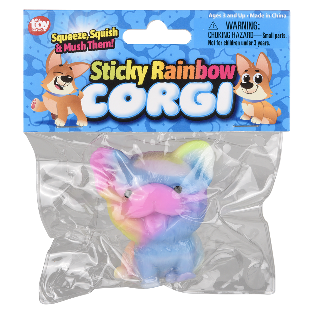 STICKY RAINBOW CORGI