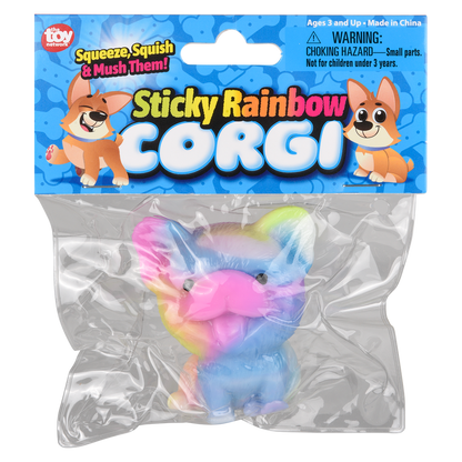 STICKY RAINBOW CORGI