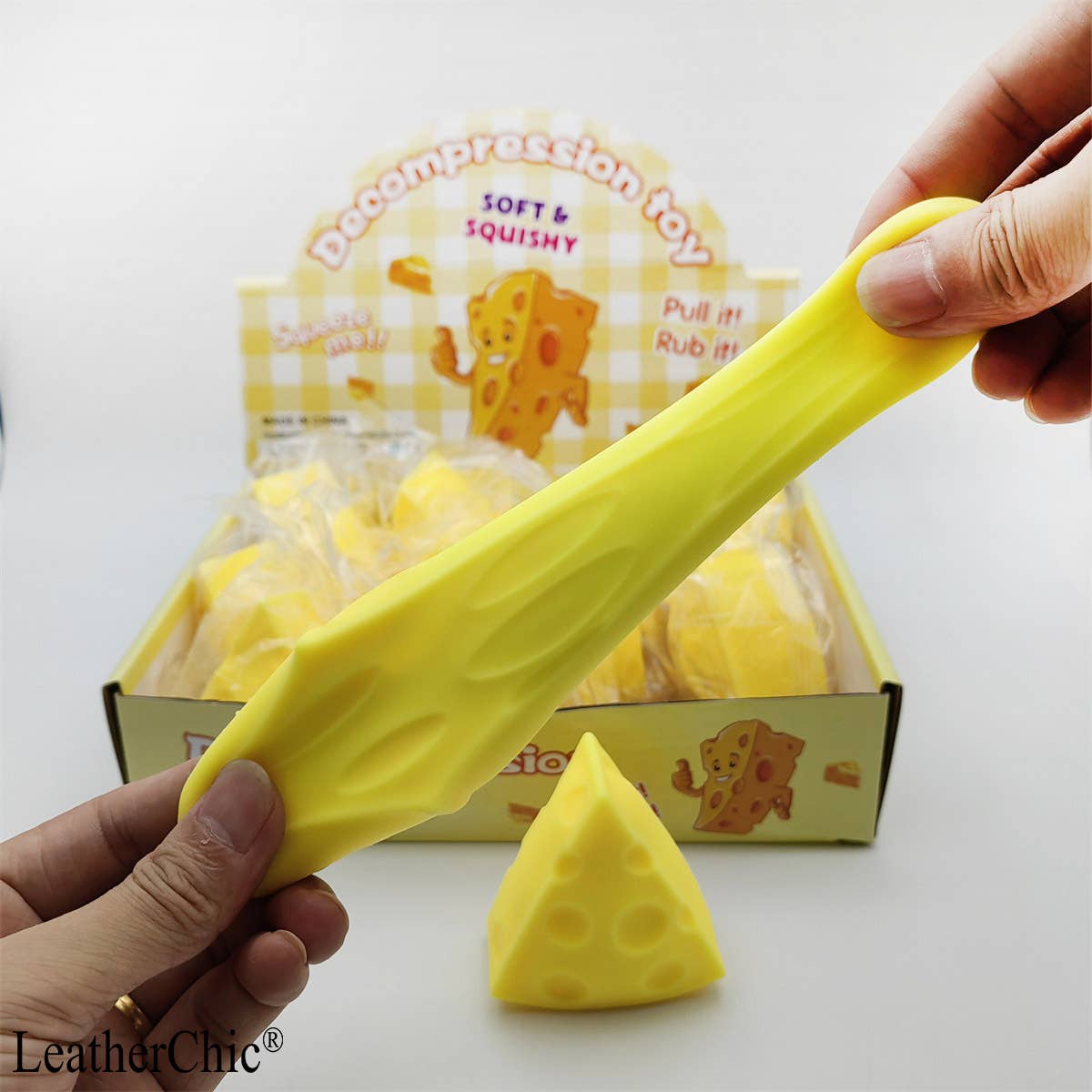 Cheese Wedge Squishy Stress Relief Toy