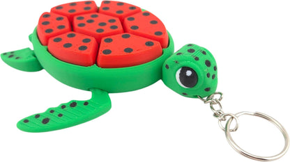 Turtle Fidget Clickers Keychains
