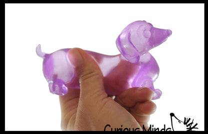 1 Sugar Dachshund Dog Ball Bag - Thick Glue/Gel Syrup Molass
