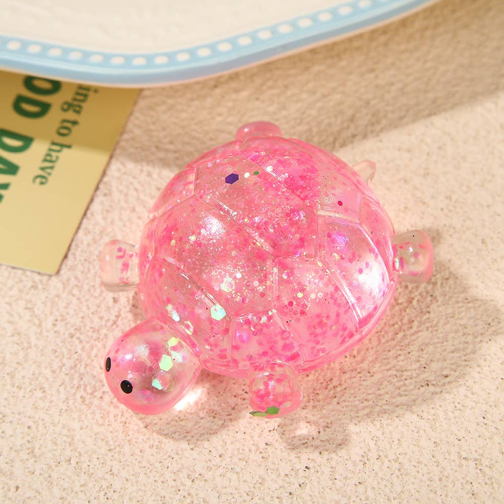 Cute Glitter turtle Squishy Squeeze Toy Fidget Toy