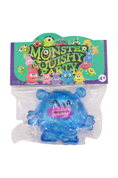 Round Monster Glittery Maltose Putty Filled Squishy Bag