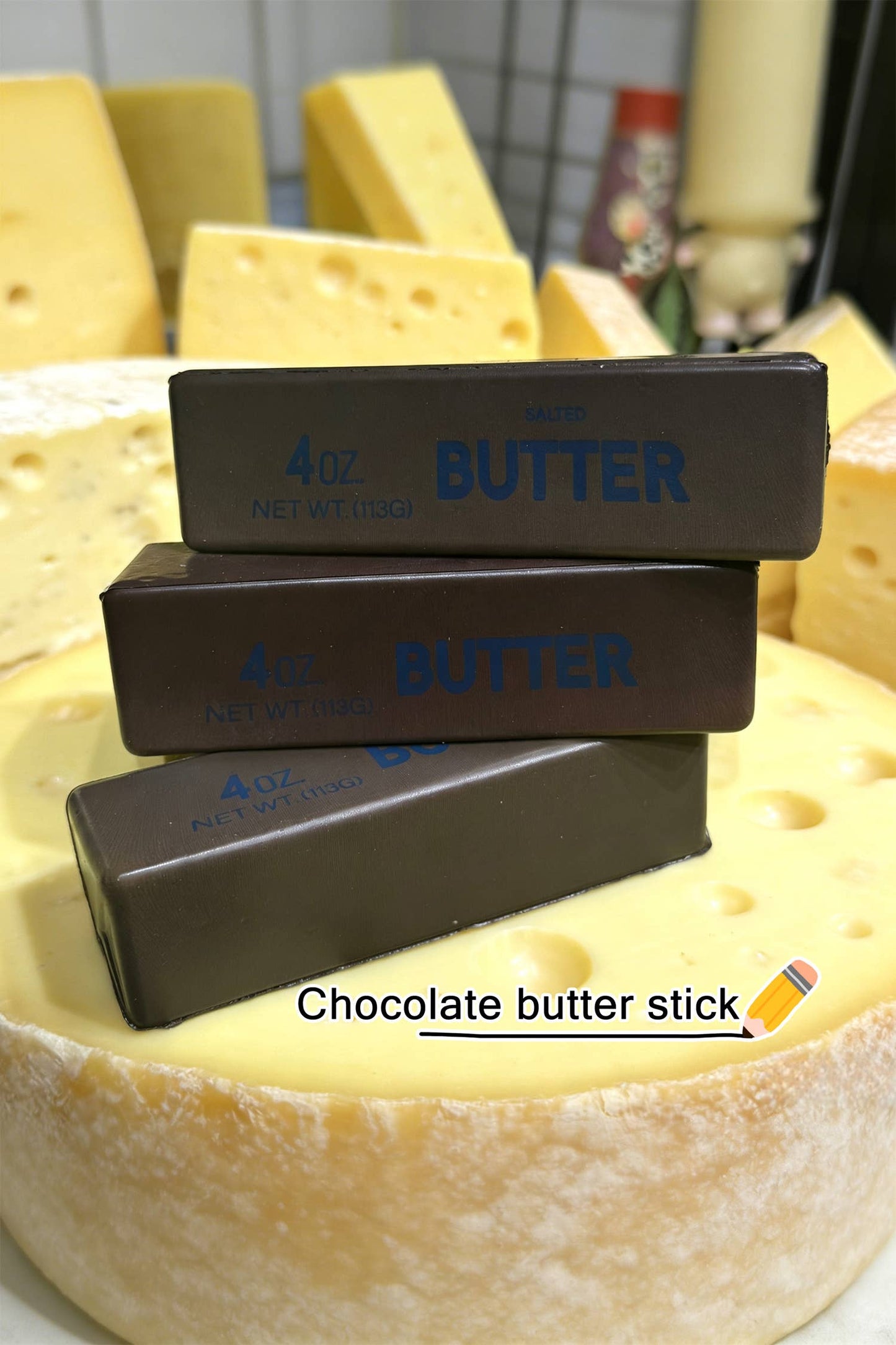 Slow Rising Stress Relief Sensory Butter Sticker Squishy Toy